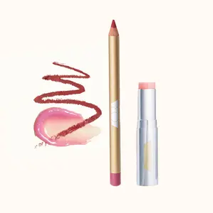 Aora - Liner + Serum Lip Duo - HÁBLAME Lip Liner & ACARÍCIAME Solid Lip Serum for Hydrate & Define Lips with Irresistible Shine Glossy