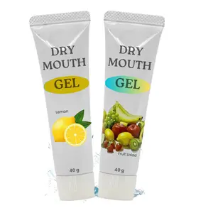 Dry Mouth Gel: 2 40g Tubes of Assorted Flavors – Long Lasting Moisturizing Oral Gel for Xerostomia Relief, Soothes Mouth Dryness, Hydrates Oral Tissues, Fresh Breath Support