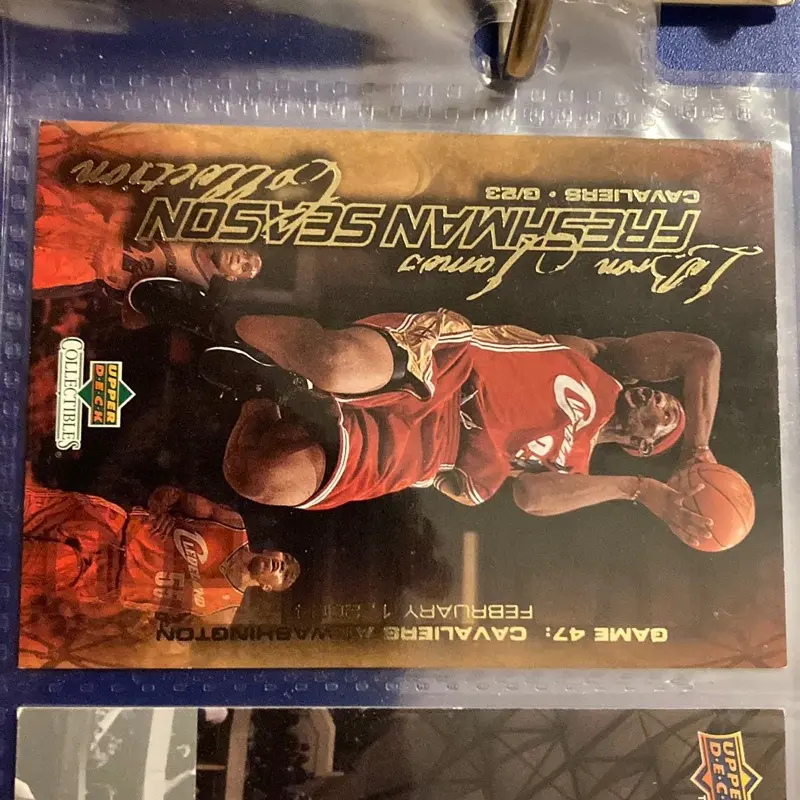 Sports Trading Cards Lebron James Freshman Season at Wizards Game 47 Collectible Basketball Card