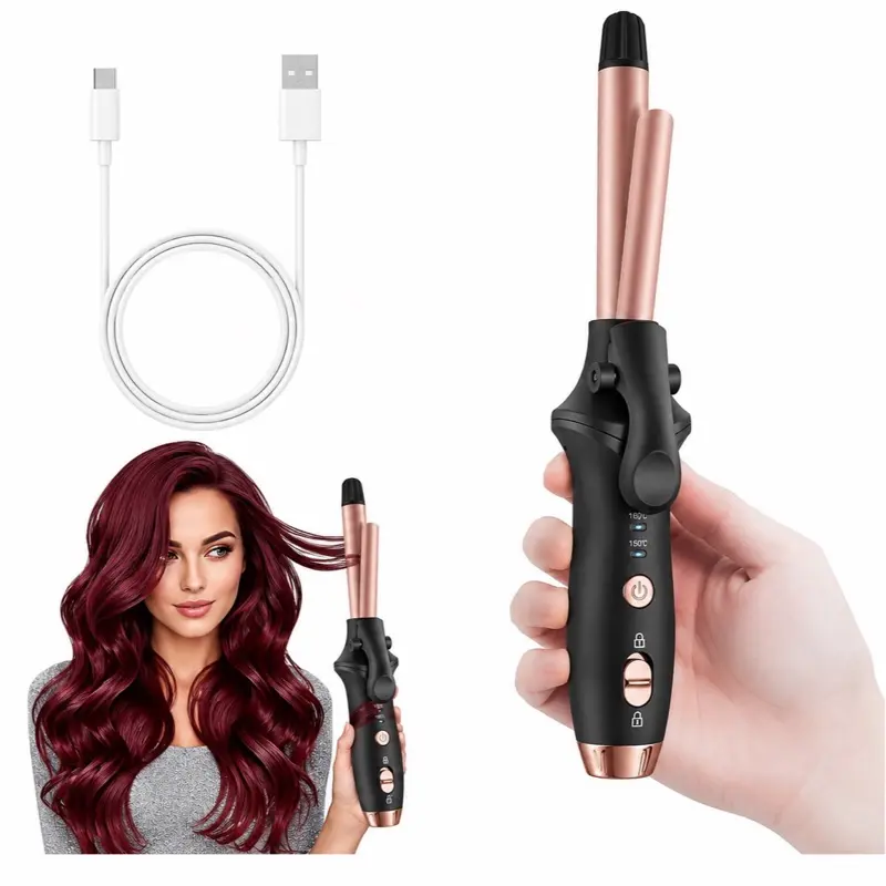 Cordless Curling Iron This Curling Iron is the Ultimate Solution for the Outdoors