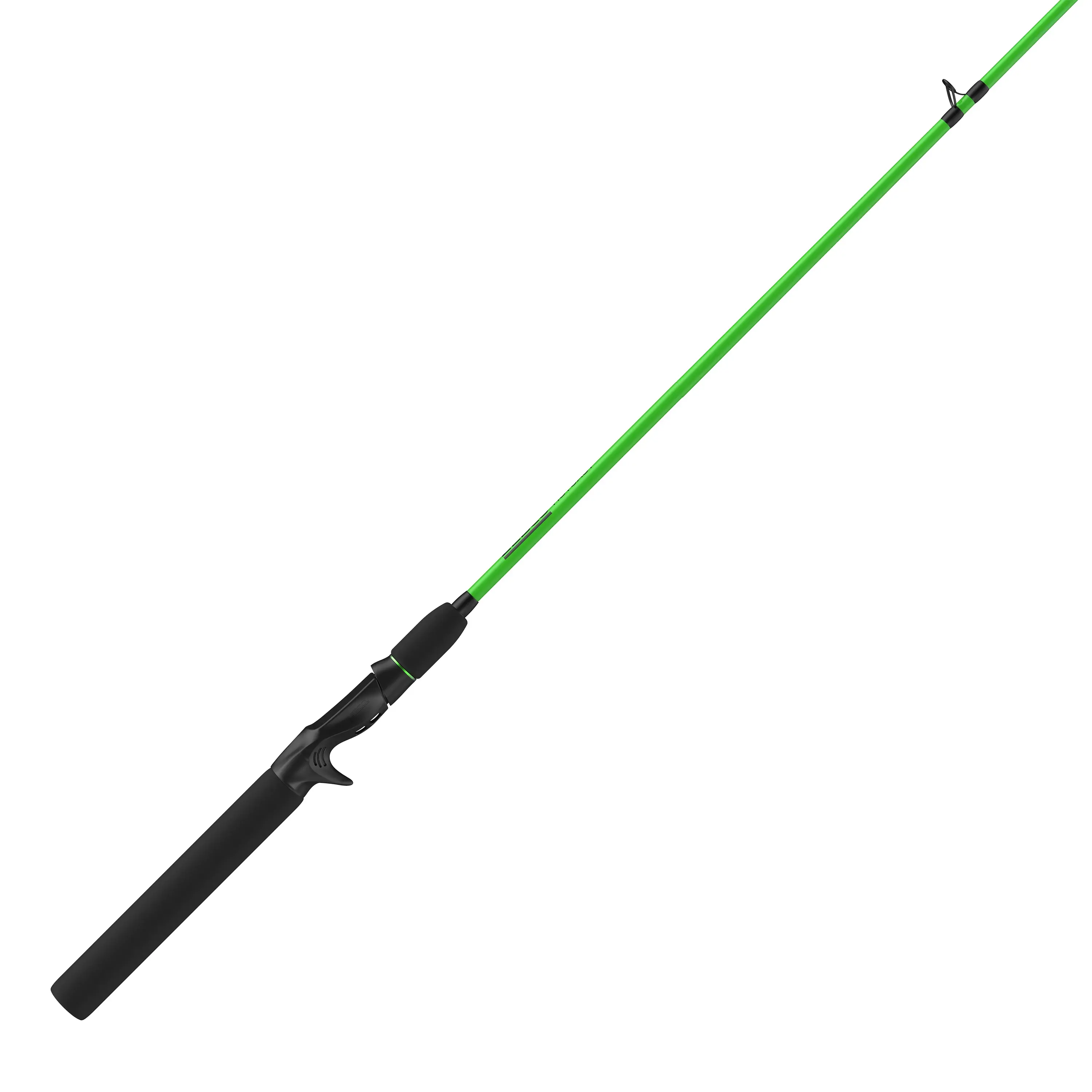 Zebco Hotcast Fiberglass Casting Fishing Rod - 4ft 6in 2-Piece, Medium Light Power, Green Fishing Gear for Outdoor Sports