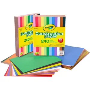 Crayola Construction Paper - 480ct (2pck), Bulk Teacher Supplies, Back to School Essentials For Kids, Classroom Must Have, Arts & Crafts Art Paper