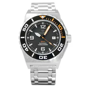 Haldor Abissi 1000M 45.5 mm Swiss Automatic Professional Men's Diver Watch