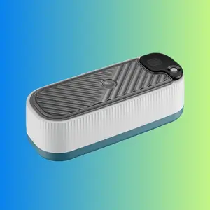 Portable Ultrasonic Cleaner for Jewelry, Eyeglasses & Makeup Brushes, USB Rechargeable Sonic Wave Machine with Timer, Ideal Gift for Her - Removes Stains & Residue