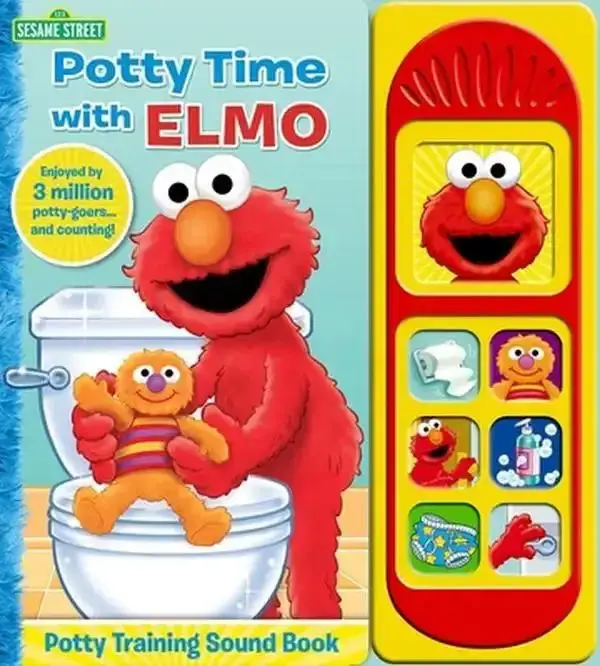 Sesame Street: Potty Time with Elmo Potty Training Sound Book [With Battery] -- Sue Dicicco, Mixed Media Product
