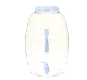 Large 5 Gallon Drink Dispenser with White Top Perfect for Parties & Events Easy Fill & Pour Design
