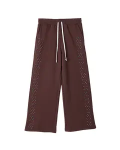CRYSTAL CACTUS SWEATS - BROWN