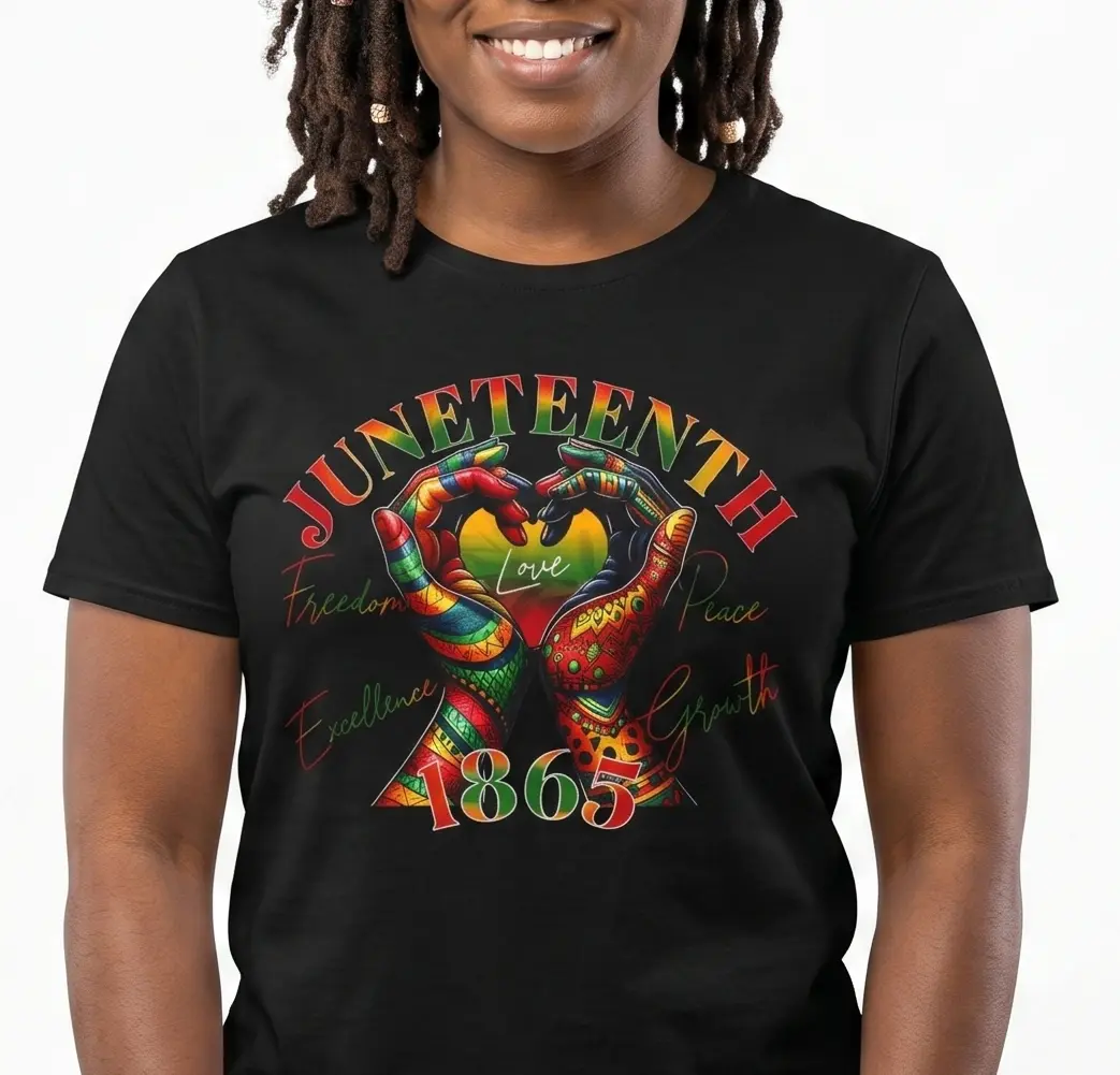 DTF Heat Transfer Prints - Juneteenth Design, Black Excellence, Vibrant Embossing DIY Crafts Supplies, Specialty Craft Supplies for DIY Projects