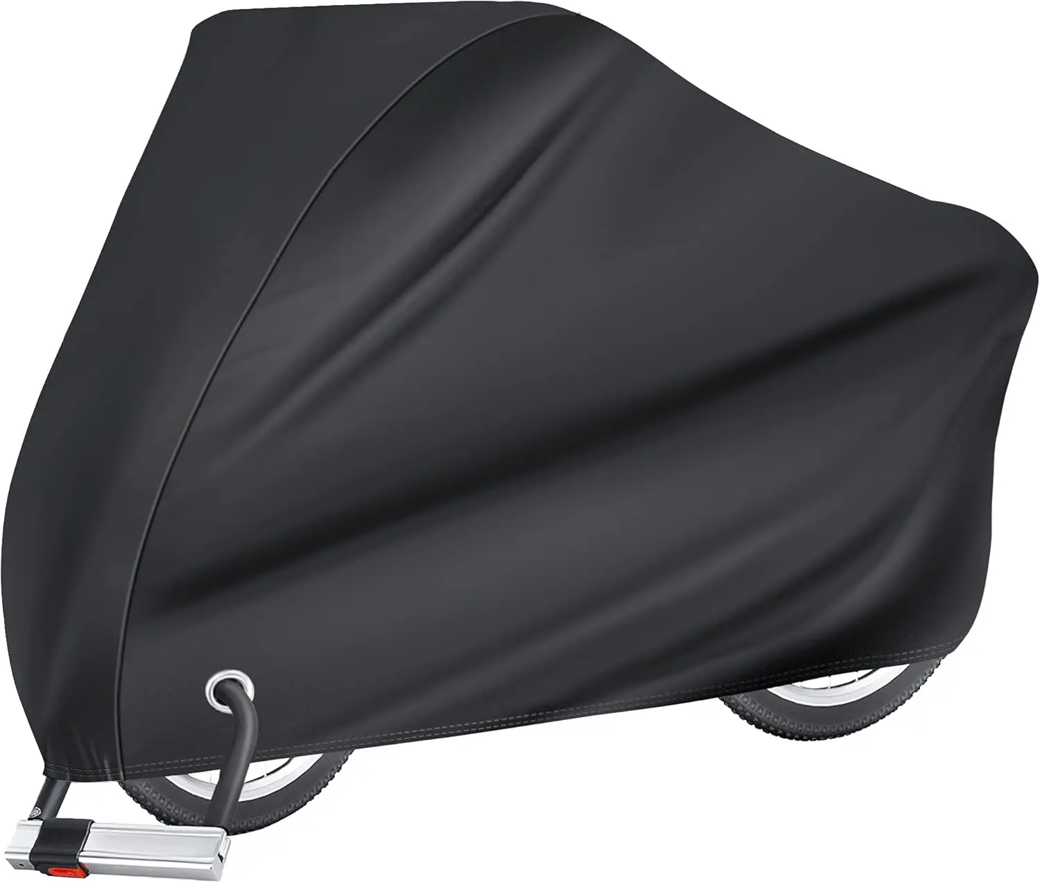 Puroma Bike Cover for 1-3 Bikes, Waterproof Outdoor Storage Cover with Lock Hole - Rain, Sun, UV, Dust, Wind Proof for Mountain, Road, Electric Bicycles