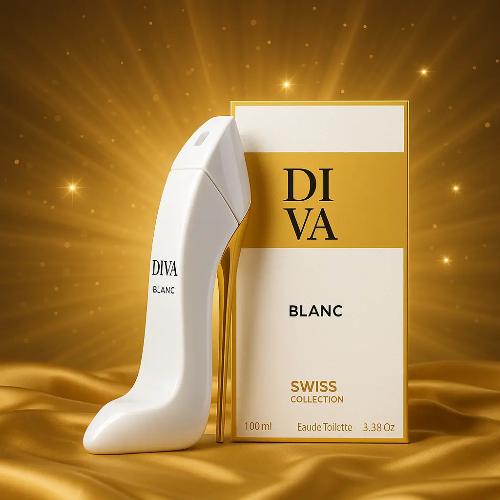 DIVA Blanc Swiss Collection Perfume Femenino 100ml Elegance Suiza for Women with Style Regular Edition