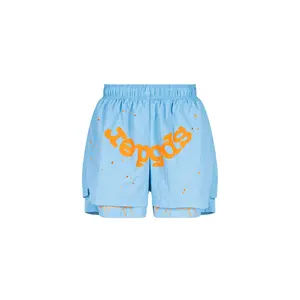 Sp5der OG Web Double Layer Short "Light Blue" SP5der03 Sp5der OG Web Double Layer Short "Light Blue" SP5der03