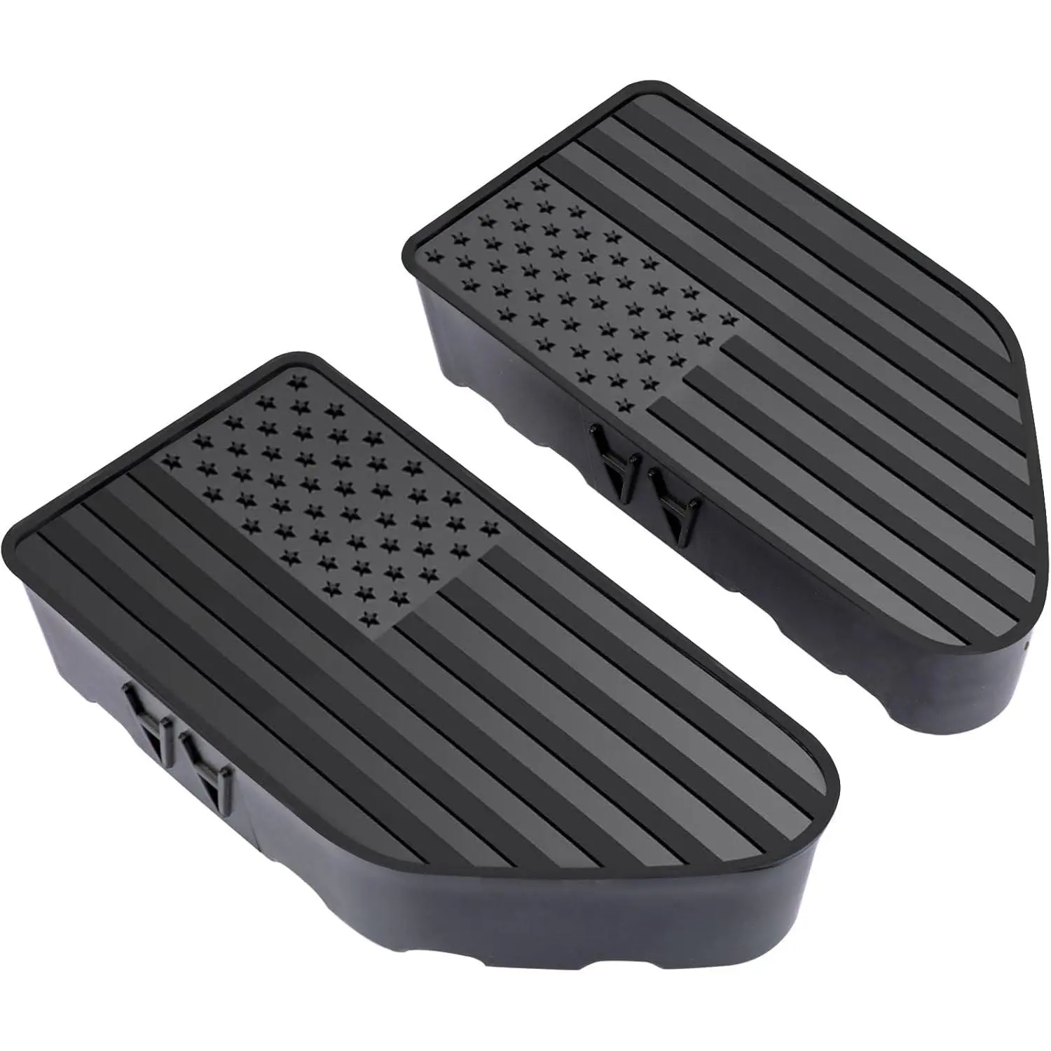 GJANSH Bed Rail Stake Pocket Covers for GMC Chevy Silverado Sierra 1500 2019-2024 2025 2026, GMC Sierra 2500 3500HD 2020-2024 2025 2026, Truck Caps Rear Holes Plugs Covers Black,