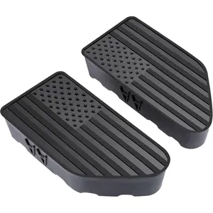 Bed Rail Stake Pocket Covers for GMC Chevy Silverado Sierra 1500 2019-2024 2025 2026, GMC Sierra 2500 3500HD 2020-2024 2025 2026, Truck Caps Rear Holes Plugs Covers Black