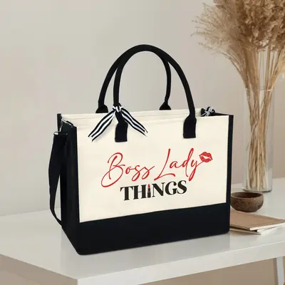 Tote I Am The Boss Tasche Whats In My Self Employed Boss Bag