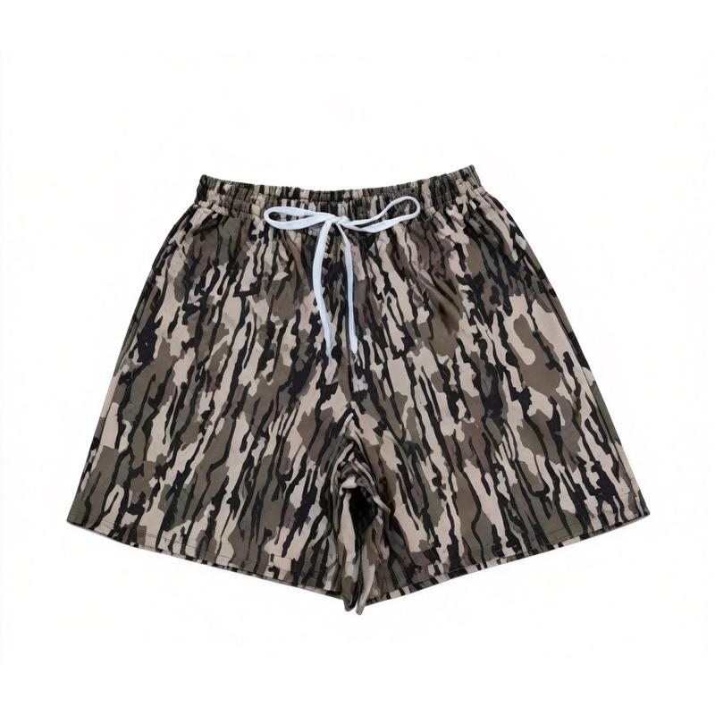 Men's camo Print Shorts, Regular Fit Casual Street Shorts For Summer, Men's Bottoms For Daily Wear,Man‘s daily shorts