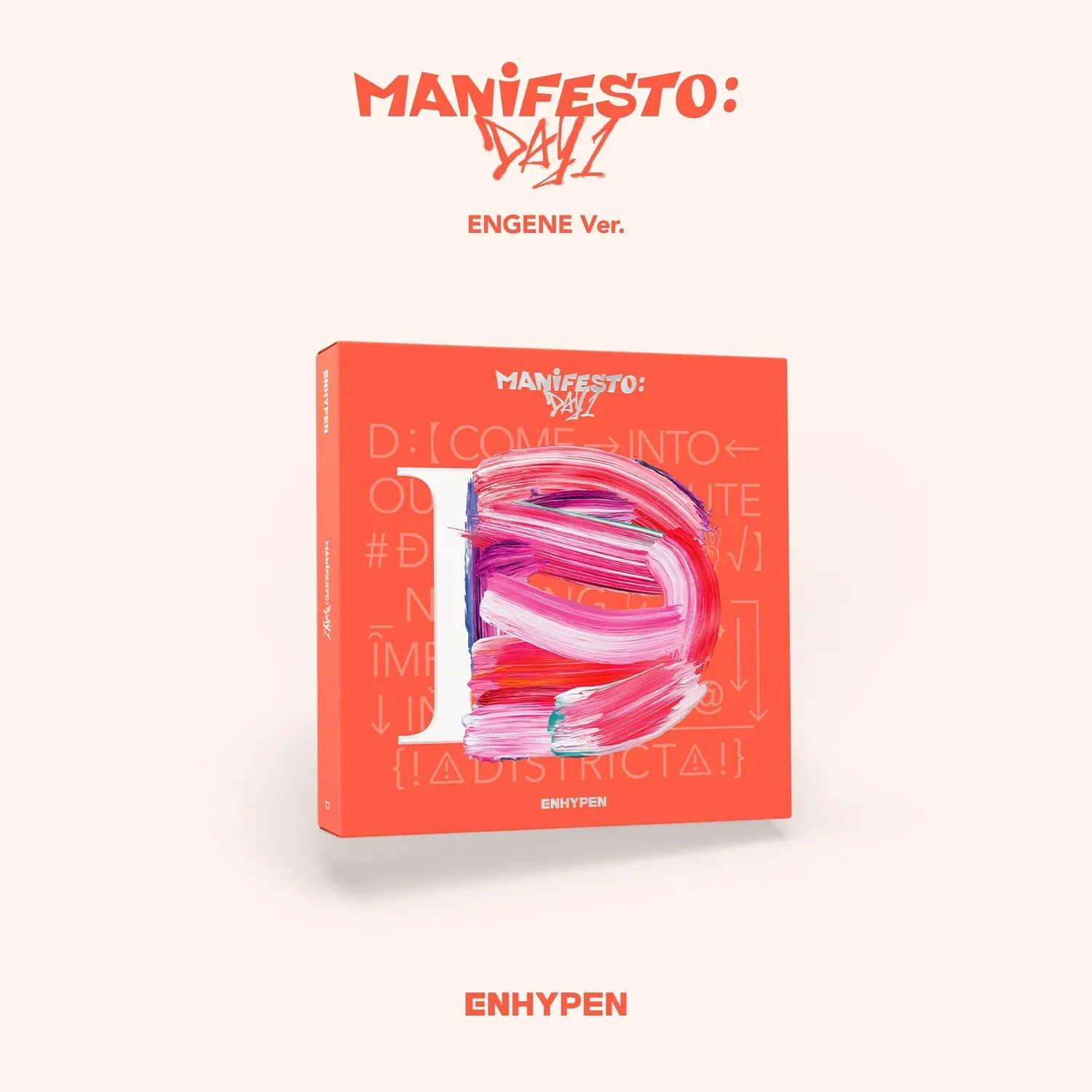 ENHYPEN - MANIFESTO : DAY 1 [D : ENGENE Ver.]  [COMPACT DISC - CD] Photo Book, Photos, Poster, Stickers