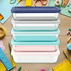 Pyrex 10pc Glass Meal Prep Set - Food Storage Containers, BPA-Free, 10 Piece Set