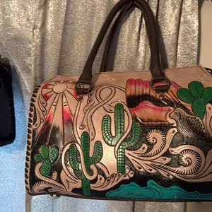 Large Southwest Cactus’s Speedy Bag Women’s Purse