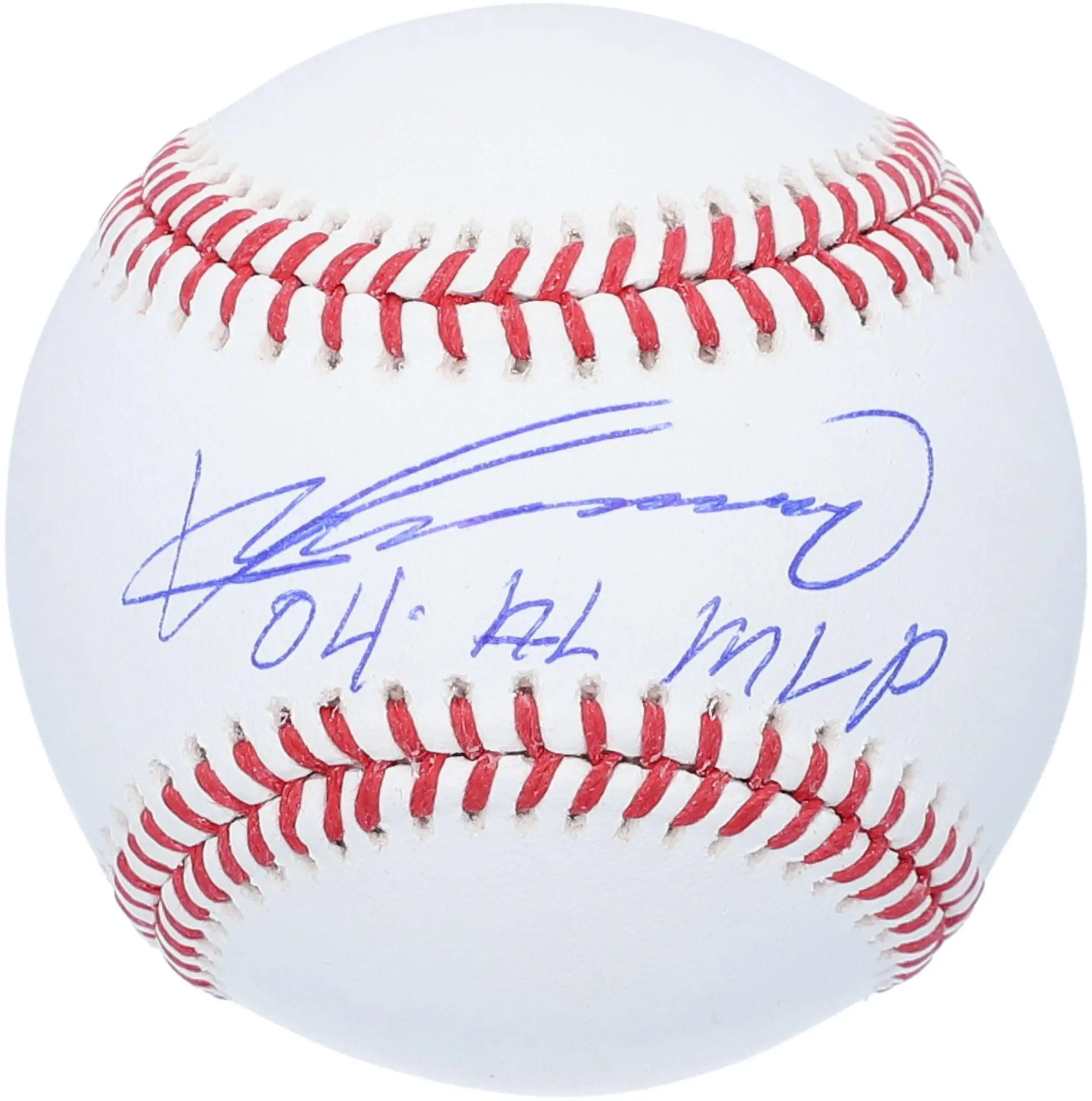 Vladimir Guerrero Los Angeles Angels Autographed Baseball with "04 AL MVP" Inscription - Fanatics Authentic Certified
