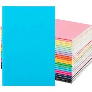24 Pack Colorful Lined A5 Notebooks 8.3x5.5 Inch 60 Pages Bulk Journals Sketchbooks for Office School Travel Supplies 12 Colors