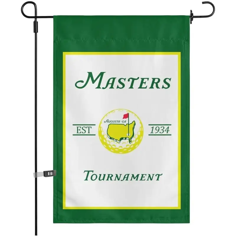 JOOCAR Golf Ma-sters Flag Garden Flags Yard Patio Lawn House Home Decoration Flags Outdoor Decor Holiday Decor Double Sided Printing 12x18 Inches
