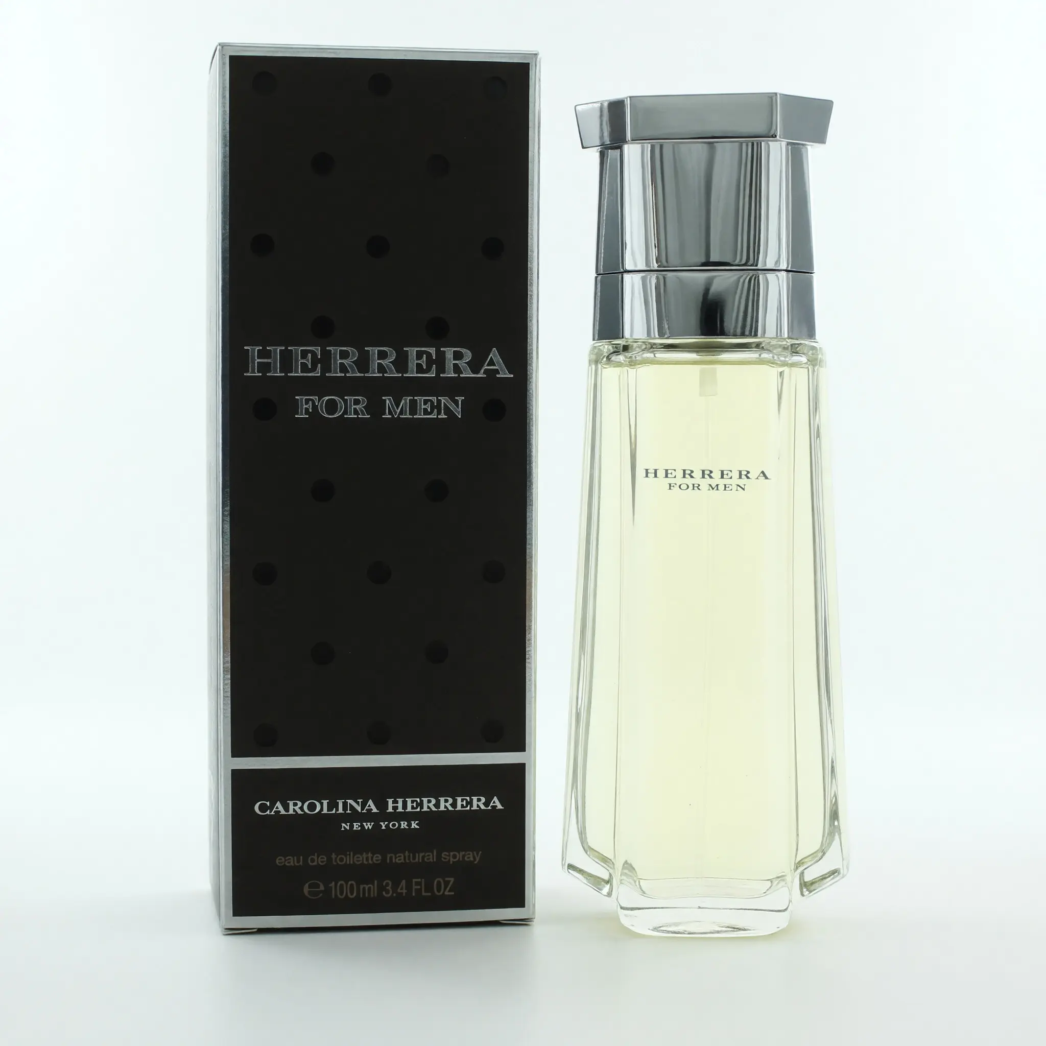 Herrera by Carolina Herrera 3.4 oz Eau De Toilette Spray - Chic, Elegant Designer Bottle Unisex Fragrance, Boxed Perfume Unisex Fragrance, Chic Unisex Fragrance