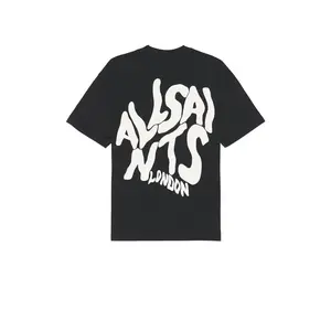 ALLSAINTS Orlando Tee in Black, Graphic tee, Fashion Cotton, Streetwear, Top Menswear Womenswear