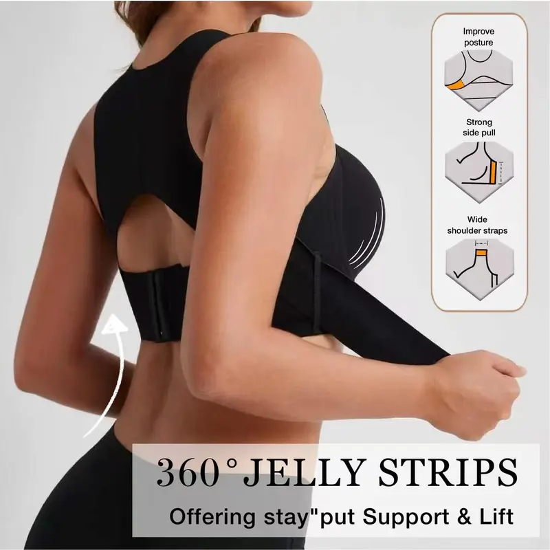 iBraStar Posture Correcting Bra - Back To School, Wire-Free Comfort & Back Support for Slouching Relief