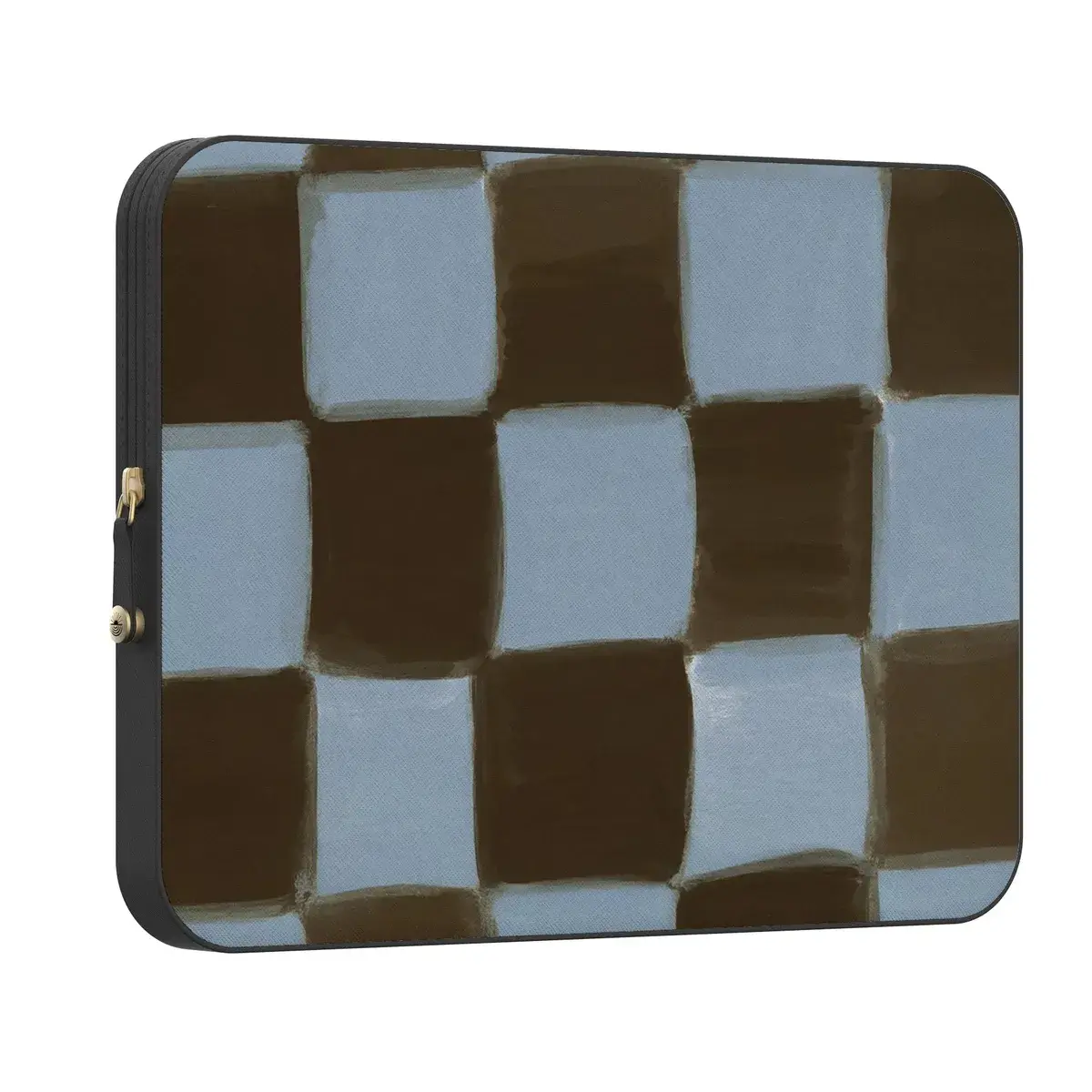 Casely Unisex Checkered PU Leather MacBook Laptop Sleeve Case - Boyfriend Collection, Up River, Scratch Guard Fit