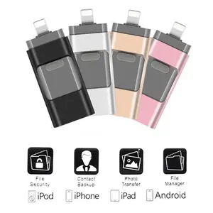 4-In-1 OTG Flash Drive for iPhone & iPad, Usb3.0 Type-C Memory Stick, Thumb Drive, Usb Flash Drives, USB External Memory, 128GB 256GB 512gb 1tb, Photo Stick with Type-C Port, USB Storage, Backup Function