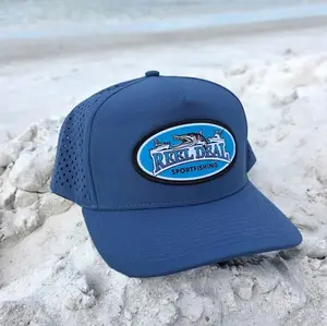 Reel Deal Performance Patch Hat - Blue