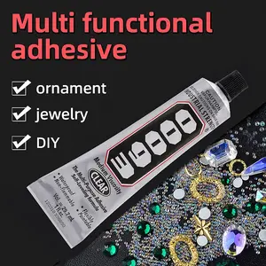 E6000 Craft Glue Gel, Transparent Super Jewelry Adhesive 50ML, Suitable for Fabric Metal Plastic Glass Crystal Crafts Jewellery Repair