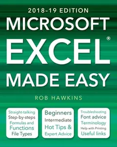USED-Microsoft Excel Made Easy (2018-19 Edition) by Hawkins, Rob (Paperback)