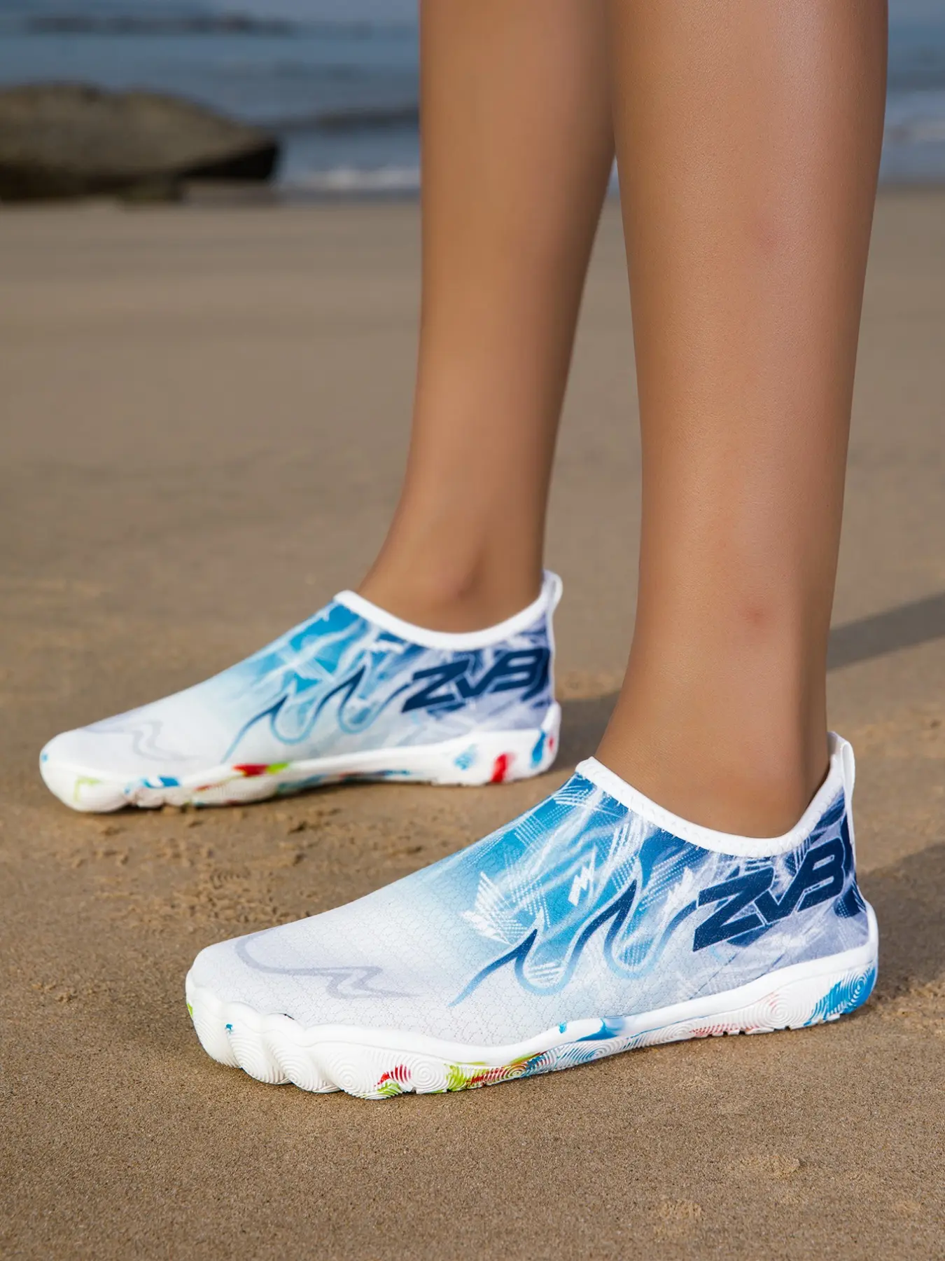 Quick-Dry Water Aqua Shoes for Barefoot Lovers, Soft Sole Swim Dive Sandals, Outdoor Summer Fishing Non-Slip Breathable Wading Shoes, Swimming, Water Sports Shoes, Water Footwear