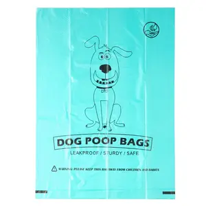 Biodegradable PET Dog Poop Bags, Thick Heavy-Duty Reusable Foldable Storage Bags for Home & Travel (Pet Supplies for Dogs/Cats)