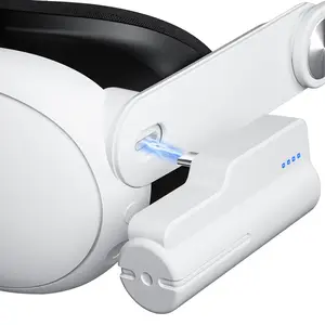 Battery Pack for Meta Quest 3S/3 and Oculus 2, Fast 18W 5000mAh Head Strap Battery Charger for Quest 3S/3/2 Accessories -Lightweight & Portable Rechargeble Extended Battery Extra VR Playtime