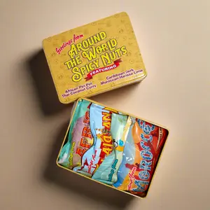 Around the World Spicy Mixed Nuts Sampler Tin – A Global Culinary Adventure