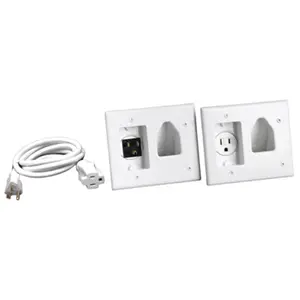 212 MAIN Audiovox DH150F In-Wall Power Install Kit - 4.8x8.8x5.7", Wall Mount Cable Hide Accessory for Audio and Video Electronics, Tech Accessories