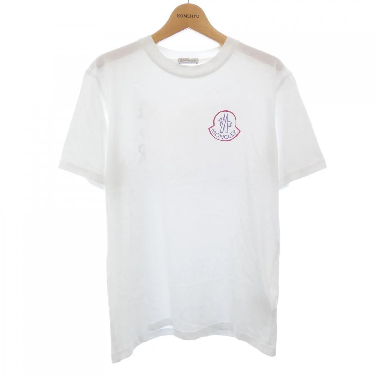 Pre-owned MONCLER Cotton Small Leather Goods T Shirt