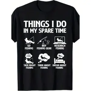 Activities I Enjoy During My Free Time Bass Fishing T-Shirt