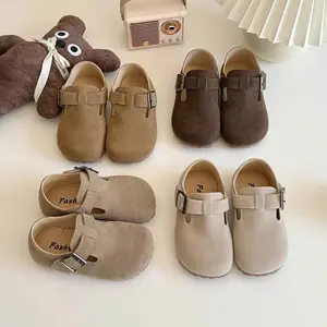 2025 Spring New Children's Birken Shoes Toddler Soft Sole Loafers Girls' Comfortable Single Shoes Fashion Boys' Shoes