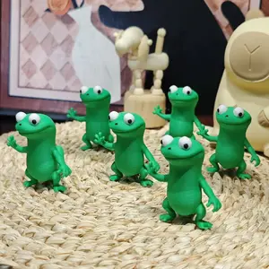 FuRise Mini Lizard Model Ornament – Small Plastic Decor, Desktop Creative Sculpture, Reptile Figurine Home Decoration