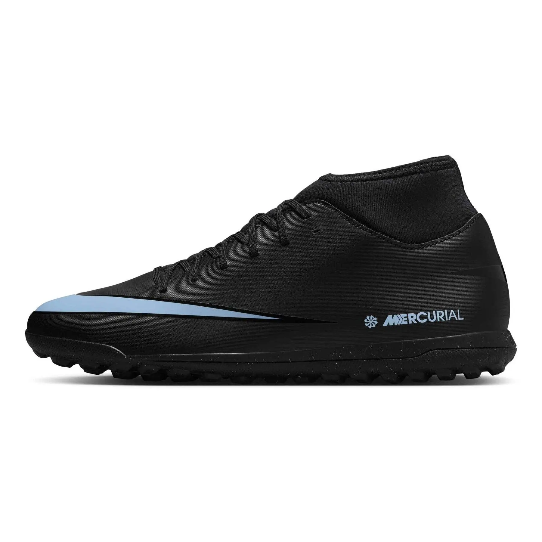 [FQ8317-001] MENS NIKE MERCURIAL SUPERFLY 10 CLUB TF 'BLACK ICE BLUE'