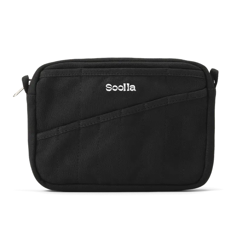Soolla® Studio Pouch, Blackout – 20-Pocket A5 Stationery & Art Tool Organizer with YKK Zipper