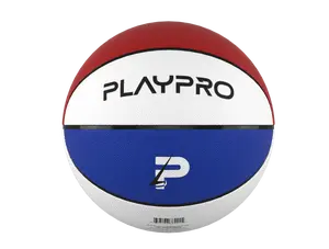 Premium Rubber Basketball for Kids and Adults – Max Grip, Perfect Bounce and Rebound with Extended Air Retention - Red, White and Blue