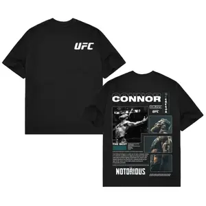 Conor McGregor Graphic Tee, The Notorious UFC MMA Fighter Fan Shirt, Gym Wear, Fight Night Wear, Gift for Fighters, Sports Apparel
