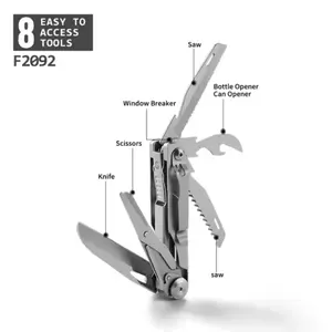 Multifunctional Folding Pliers Tool – Portable Screwdriver, Knife &amp; Bottle Opener Combo