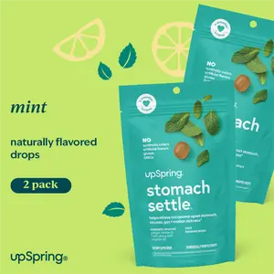 Stomach Settle Nausea Relief Drops 2 Pack, Mint, 28 ct each