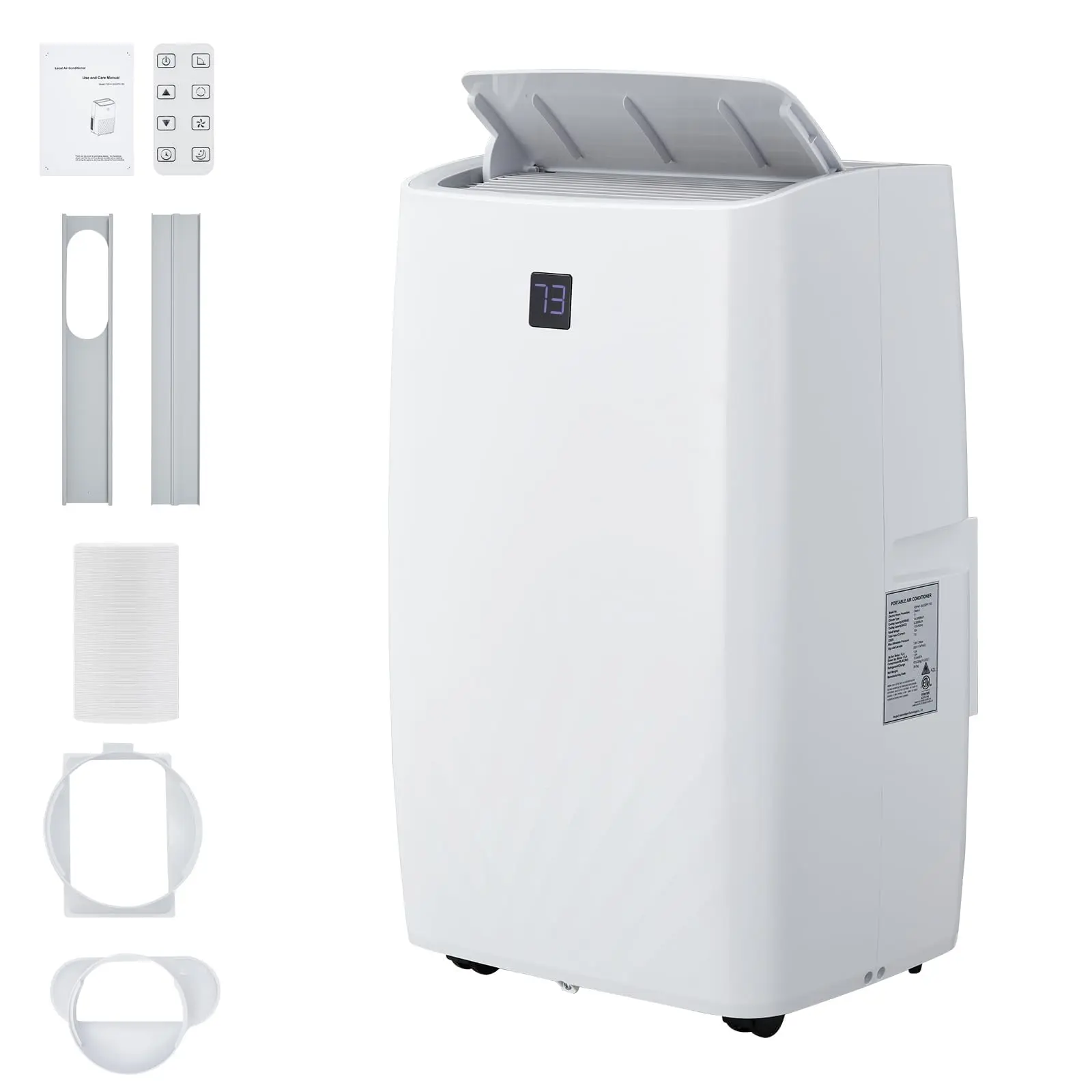 GARVEE 12000 BTU Portable Air Conditioner for 550 Sq.Ft - 3-in-1 AC Unit with Cooling, Dehumidifier & Fan Modes, Remote Control, Timer & Ultra-Quiet Operation for Home/Office