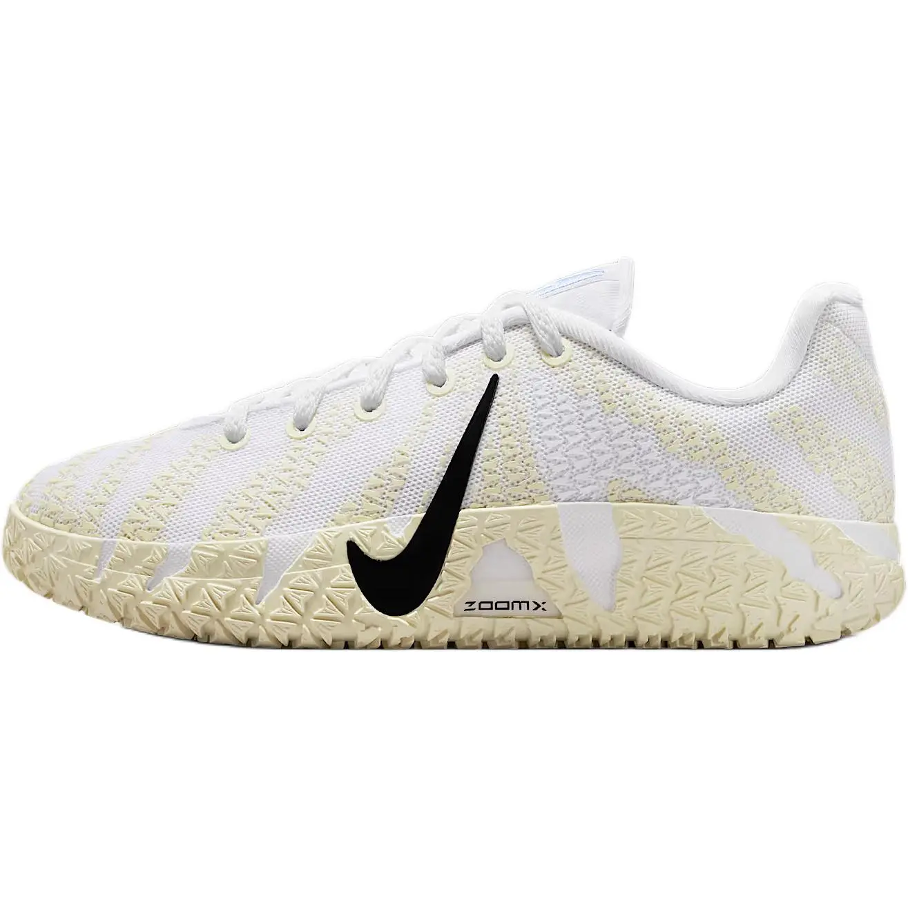 Nike Ja 3 'White and Coconut Milk' Youth/Women's Breathable Sneakers, Durable Sports Footwear for Gym, Fashion-Forward Athletic Shoes